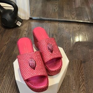 Stylish Pink Slide Sandals